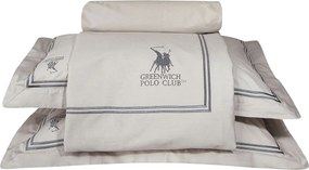 Παπλωματοθήκη Υπέρδιπλη (Σετ 220x240) Greenwich Polo Club Solid 2129