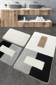 Acrylic Bathmat Set (3 Pieces) Roin Multicolor