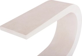 ΚΟΝΣΟΛΑ ΣΕΙΡΑ SANTORINI HM18049 MDF ΣΕ ΥΠΟΛΕΥΚΟ ΧΡΩΜΑ 110x30x70Υεκ.