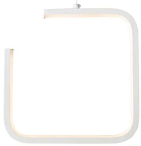 Κρεμαστό Φωτιστικό Οροφής LED 8W 780LM Μεταλλικό EUCLID1 ACA-V27LEDP22WH-Λευκό V27LEDP22WH