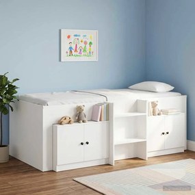 vidaXL Ντουλάπα Αποθήκευσης για Κρεβάτι σε Loft 2 τεμ. Λευκό