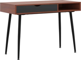 vidaXL Γραφείο Υπολογιστή με Συρτάρι Καφέ 110x50x75 εκ. Επεξεργ. Ξύλο