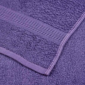 vidaXL Πετσέτες FROGN 10 τεμ. Μωβ 100x200 εκ. 360 γρ./μ²