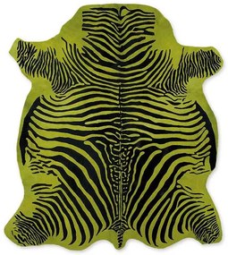 Δέρμα Αγελάδας (εκτυπωμένο) Zebra Green - 200x220