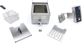 Deep Fryer - 13L - 1 Basket - with Drain Tap
