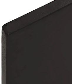 vidaXL Επιφ. Τραπεζιού Σκούρο Καφέ 80x60x2εκ Επεξεργ. Μασίφ Ξύλο Δρυός
