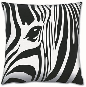 Μαξιλάρι Διακοσμητικό (Με Γέμιση) A14681 Black-White Aberto Design 43X43 Βαμβάκι-Πολυέστερ