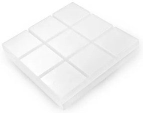 Πλαφονιέρα Φωτιστικό Οροφής LED 36W 4000Κ Λευκό 36x36cm IP54 Plus 145-20082 Eurolamp-145-20082-Λευκό 145-20082