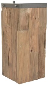 Φωτιστικό Δαπέδου Home ESPRIT Καφέ Μαύρο Φυσικό 220 V 57 X 55 X 160 CM