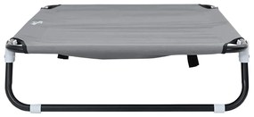 vidaXL Κρεβάτι Σκύλου Ανοιχτό γκρι 105 x 65 x 18 εκ.
