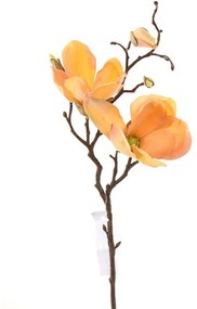 Τεχνητό Κλωνάρι Μανόλια 0280-7 50cm Orange Supergreens Polyethylene