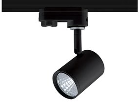 Σποτ Φωτιστικό Ράγας LED COB 7W 3000K 4 Καλώδια IP20 Zuno ACA-ZUNO730B4-Μαύρο ZUNO730B4