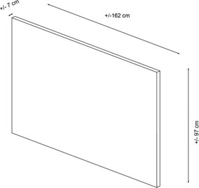 Headboard Safir 160 - Beige Beige