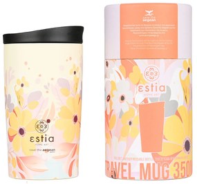 ESTIA ΘΕΡΜΟΣ TRAVEL MUG SAVE THE AEGEAN 350ml SPRING SONATA 01-25649