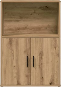 vidaXL Βιβλιοθήκη Αρτισιανή Δρυς 60x24x85 εκ. Επεξ. Ξύλο