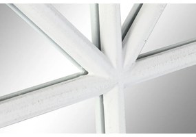 Τοίχο καθρέφτη Home ESPRIT Λευκό Παράθυρο 80 x 3,5 x 140 cm
