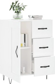 vidaXL Ντουλάπι Γυαλιστερό Λευκό 69,5x34x90 εκ. Επεξεργασμένο Ξύλο
