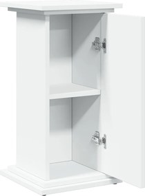 vidaXL Βάση Οθόνης με Αποθ. Λευκή 31x30x60 εκ. Επεξεργασμένο Ξύλο