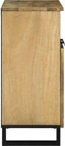 vidaXL Πλαϊνό Γραφείο Καφέ 60 x 33 x 75 cm Μασίφ ξύλο μάνγκο