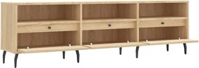 vidaXL Έπιπλο Τηλεόρασης Sonoma Δρυς 150x30x44,5 εκ. Επεξ. Ξύλο