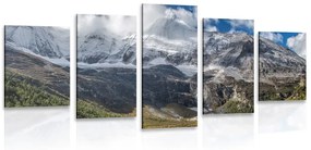 Εικόνα 5 μερών μαγευτικό ορεινό τοπίο - 100x50