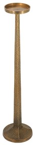 Artekko Nail Κηροπηγιο Μεταλλικό Χρυσό (18.4x18.4x80)cm