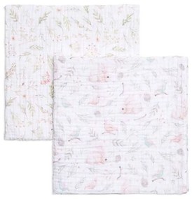 Μουσελίνες (Σετ 2τμχ) Garden Multi Funna Baby 90x90cm 100% Βαμβάκι