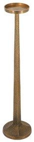 Artekko Nail Κηροπηγιο Μεταλλικό Χρυσό (18.4x18.4x80)cm Artekko 86860