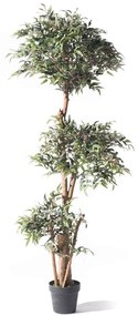 Τεχνητό Δέντρο Ρούσκος 8680-6 150cm Green Supergreens Πολυαιθυλένιο