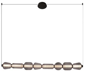 Φωτιστικό Οροφής LED Zambelis 23066 Black Matt
