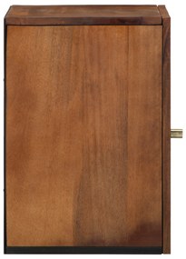 vidaXL Ντουλάπα Μπάνιου 38x33x48 εκ. Μασίφ Ξύλο Μάνγκο
