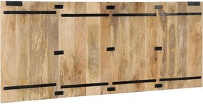 vidaXL κεφαλάρι 200 cm μασίφ ακατέργαστο ξύλο Mango