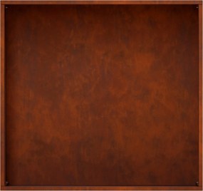 vidaXL Γλάστρα Κήπου Σκ rusty 50 x 50 x 75 cm