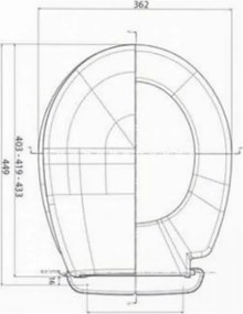 Tema Menton Duroplast 41191 - Κάλυμμα Λεκάνης