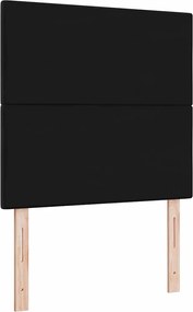 vidaXL LED κεφαλάρι με φώτα λωρίδας LED Μαύρο 90 cm Πολυεστέρας