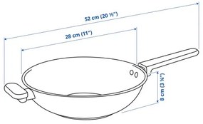 MIDDAGSMAT γουόκ/αντικολλητική επένδυση, 28 cm 504.636.96