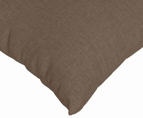 vidaXL Μαξιλάρι Καναπέ 2 pcs Καφέ 80 x 40 cm ύφασμα