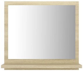 Καθρέφτης Μπάνιου Sonoma Δρυς 40 x 10,5 x 37 εκ. Μοριοσανίδα - Καφέ