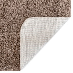 vidaXL Χαλιά Shaggy με Λάτεξ Καφέ 240x340 εκ.