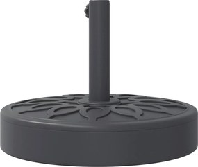 vidaXL Βάση Ομπρέλας Ασημί για Ιστό Ø38/48 χιλ. 25 κ. Γρανίτη