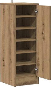 vidaXL Ντουλάπι παπουτσιών Artisan Oak 32x35x92 cm Κατασκευασμένο ξύλο