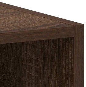 κρεμαστό ντουλάπι καφέ δρυς 30x29,5x60 cm Ξύλινη κατασκευή - Καφέ