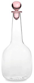 Καράφα Με Πώμα Bilia BA01508 1400ml Pink-Clear Zafferano Glass