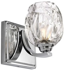 Απλίκα Φωτιστικό Τοίχου Μπάνιου LED G9 3W IP44 3000K Χρώμιο Kalli FE-KALLI1-BATH Elstead Lighting FE-KALLI1-BATH Χρώμιο