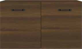 vidaXL Ντουλάπι Τοίχου Καφέ Δρυς 60 x 36,5 x 35 εκ. Επεξεργασμένο Ξύλο