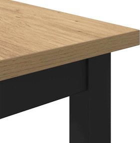 vidaXL τραπέζι Artisan Oak 100 x 50 x 76,5 εκ.