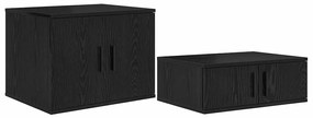 vidaXL Ντουλάπι αποθήκευσης Μαύρη δρυς 103 x 41 x 40 εκ