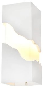 Φωτιστικό Τοίχου Γύψινο Mari G2279W 1XE14 12x12x30cm White Aca
