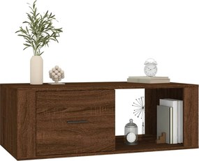vidaXL Τραπεζάκι Σαλονιού Καφέ Δρυς 100x50,5x35 εκ. Επεξεργασμ. Ξύλο