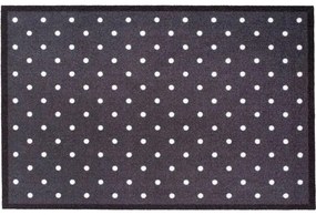 Πατάκι Εισόδου Mondial 047 Dots 50X75cm Black-White Sdim 50X75